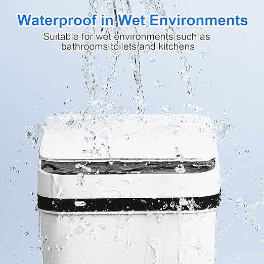 Anborry Bathroom Automatic Trash Can 3 Pack 2.2 Gallon Motion Sensor Touchless - Image 2