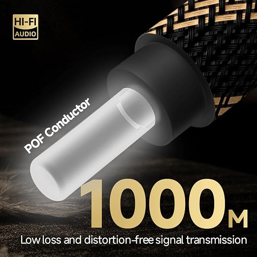 TODN Optical Audio Cable Digital Fiber Optic Toslink S/PDIF Cable Surround - Image 2