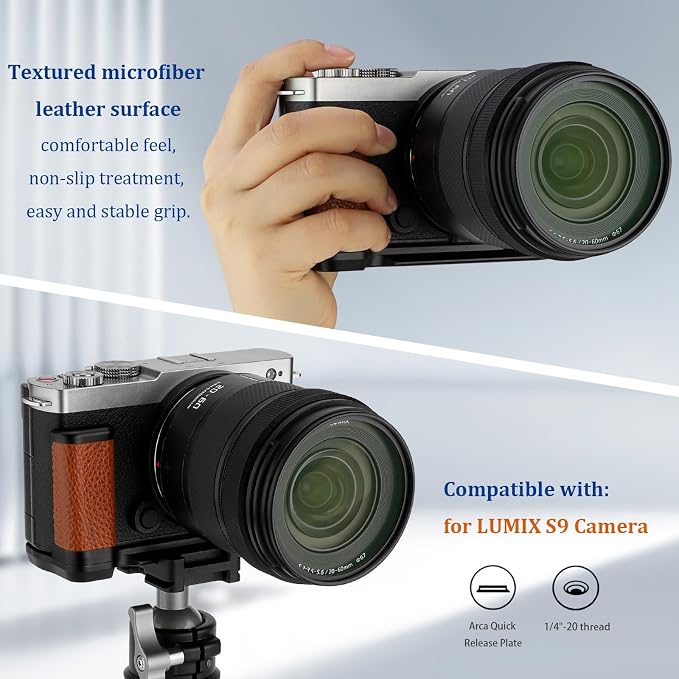 Haoge HG-S9-C Handle HandGrip for Panasonic LUMIX S9 Camera Body S9K L-Shape - Image 5