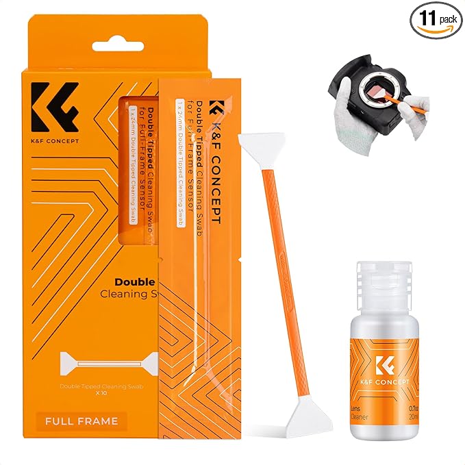 K&F Concept Professional Full Frame Sensor Cleaning Kit, Digital Camera Lens by KFCONCEPT