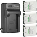 Kastar 3-Pack EN-EL19 Battery and AC Wall Charger Replacement by Kastar