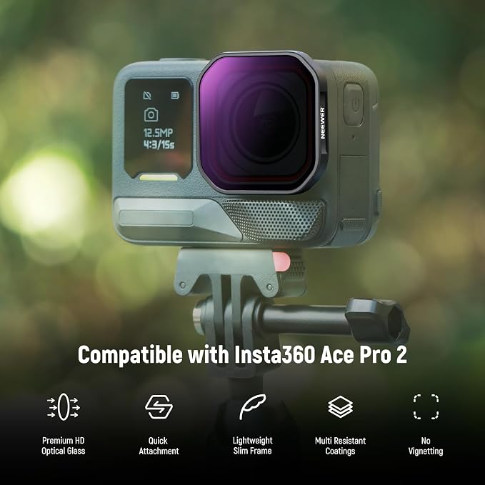 NEEWER 4 Pack ND & Polarizer Filters Compatible - Image 2