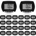 Weewooday Pedometer for Walking Steps and Miles Simple Pedometer Clip on by Weewooday