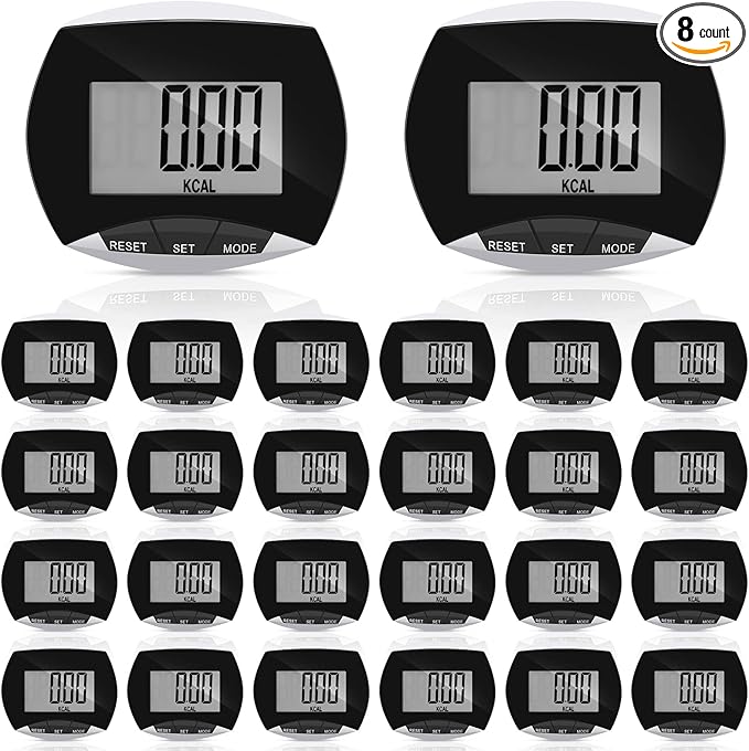 Weewooday Pedometer for Walking Steps and Miles Simple Pedometer Clip on by Weewooday