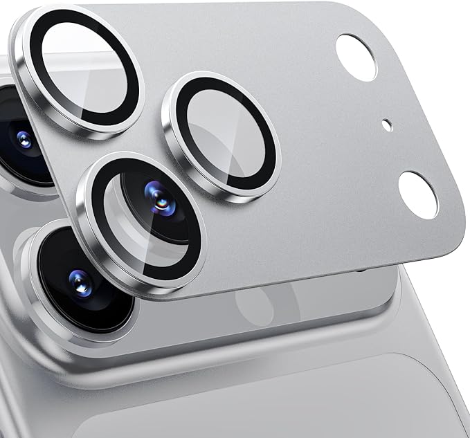 WSKEN for iPhone 17 Pro Camera Lens Protector, Metal Aluminum Alloy Tempered by SmartProtectionGreenerFuture