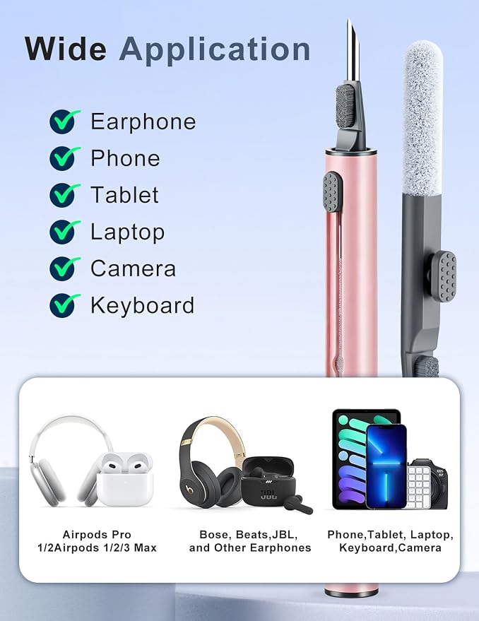 Cleaner Kit for Airpods, Earbuds Cleaning kit for Airpods Pro 1 2 3, Phone - Image 7