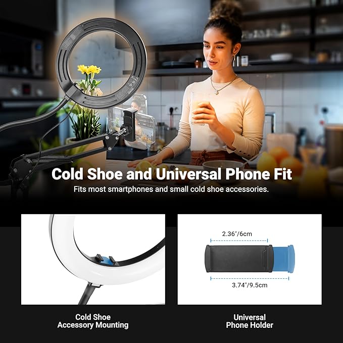 NEEWER Entry Level Version N41 8" LED Ring Light - Image 5