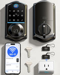 Veise VE017G Wi-Fi Keyless Entry Door Lock, App Remote & Voice Control by Veise