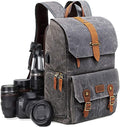 UBAYMAX Camera Backpack, DSLR SLR Waterproof Canvas Camera Bags Rucksack 15.6 by UBAYMAX