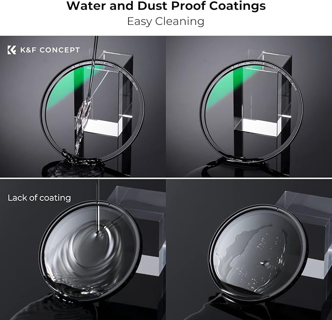 K&F CONCEPT 67mm Magnetic MC UV Lens Protection Filter + Lens Filter Cap - Image 7