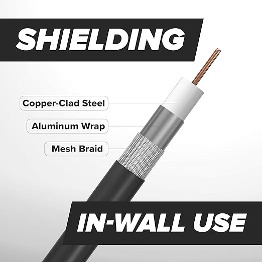 THE CIMPLE CO - RG6 Coaxial Cable 100 FT - RG6 Coax Cable - Image 4