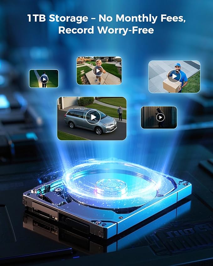Hiseeu 4K/8MP Wireless Security Camera Outdoor, 5G/2.4G WiFi Pro Camera System - Image 4
