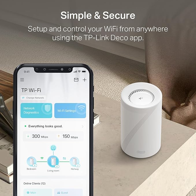 TP-Link Deco 7 Pro BE17000 Tri-Band Wi-Fi 7 Whole Home Mesh System | 9-Stream - Image 8
