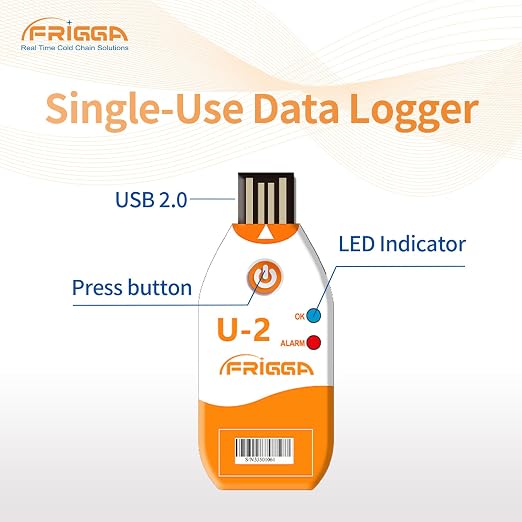 Frigga 100 Days USB Temperature Data Logger Single Use Temperature Recorder - Image 6