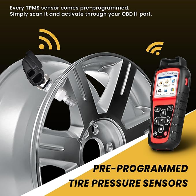 TPMS Tire Pressure Sensors 433MHz Programmed TPMS Sensor Compatible - Image 5