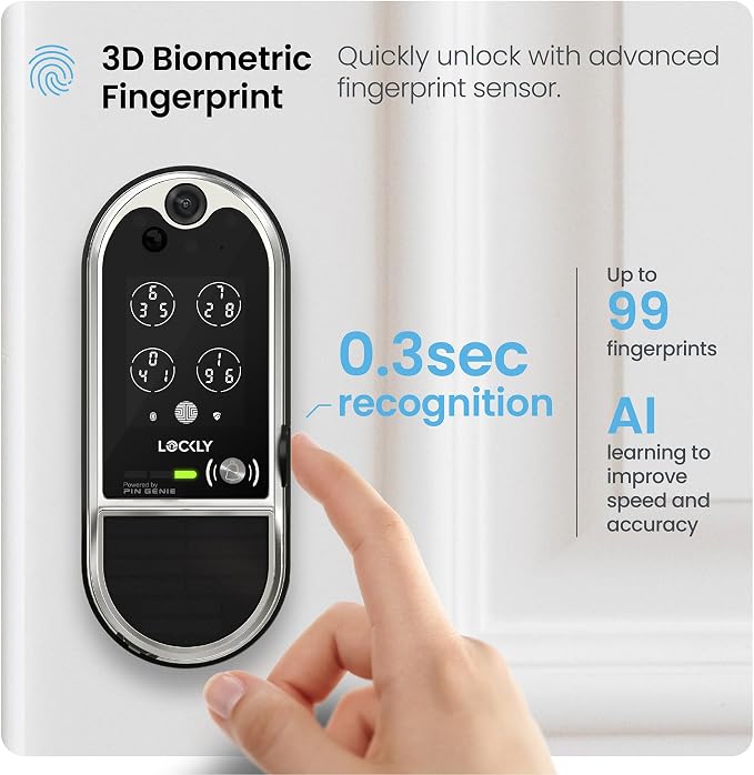 Lockly Vision Elite Video Smart Lock - Image 4