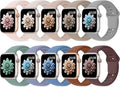 10 Pack Silicone Bands Compatible by UnleashJoyUnlockTrueLife