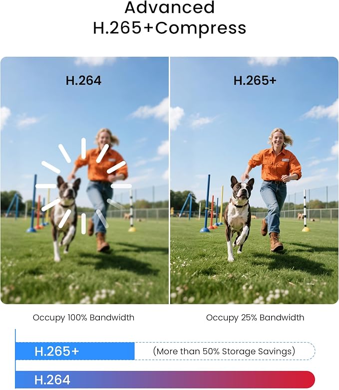 ZOSI 3K 5MP Lite H.265+ Home Security Camera System, 8 Channel Surveillance DVR - Image 7