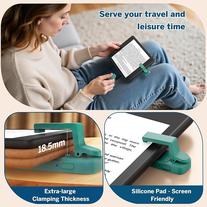 Page Turner Ring for Kindle, Remote Control for iPhone iPad Android Tablets - Image 4