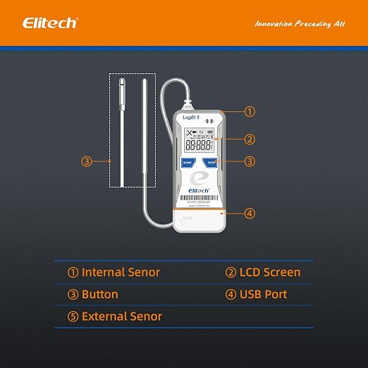 Elitech USB Digital Temperature Humidity Data Logger - Image 7