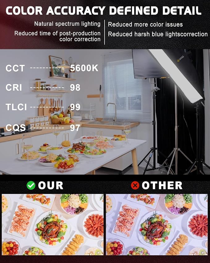 IFOOTAGE 70W LED Video Light, Continous Lighting, SL 60DN 5600k Continuous - Image 4