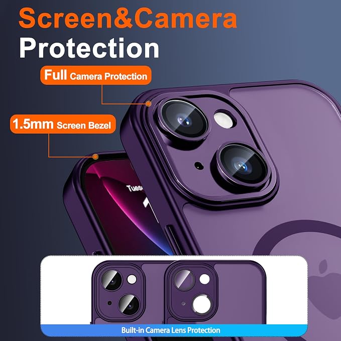 for iPhone 14 Case with Privacy Screen Protector and Camera Protection - Image 6