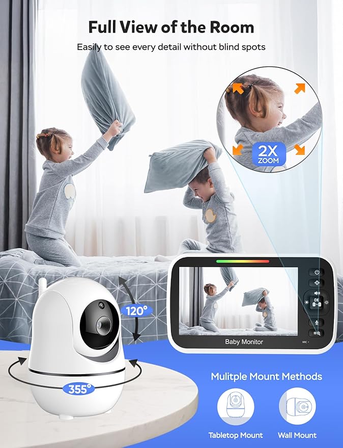 GoodBaby Baby Monitor with Camera and Audio - Image 3