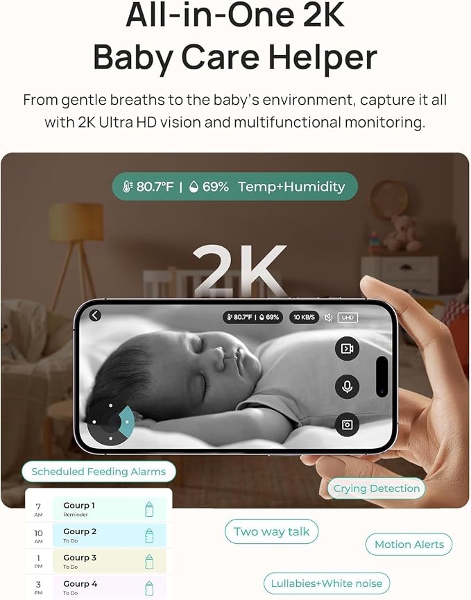 Dr.Care LumiView Plus Smart WiFi Baby Monitor - Image 3