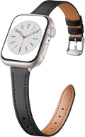 Charlam Slim Leather Band Compatible by Charlam
