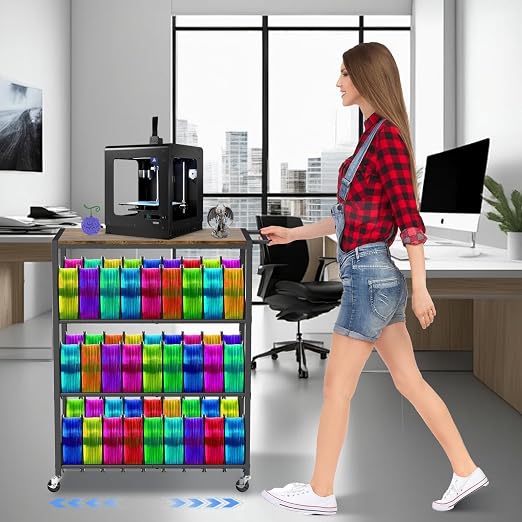 3D Printer Stand with Filament Storage Rack - Image 7