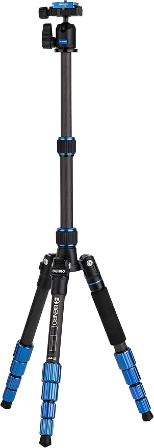 Benro Slim Travel FSL09CN00 Carbon Fiber Tripod Kit – Lightweight 5-Section - Image 6