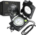 Anbte Compass Hiking Survival, IP65 Waterproof Metal Compass by Anbte
