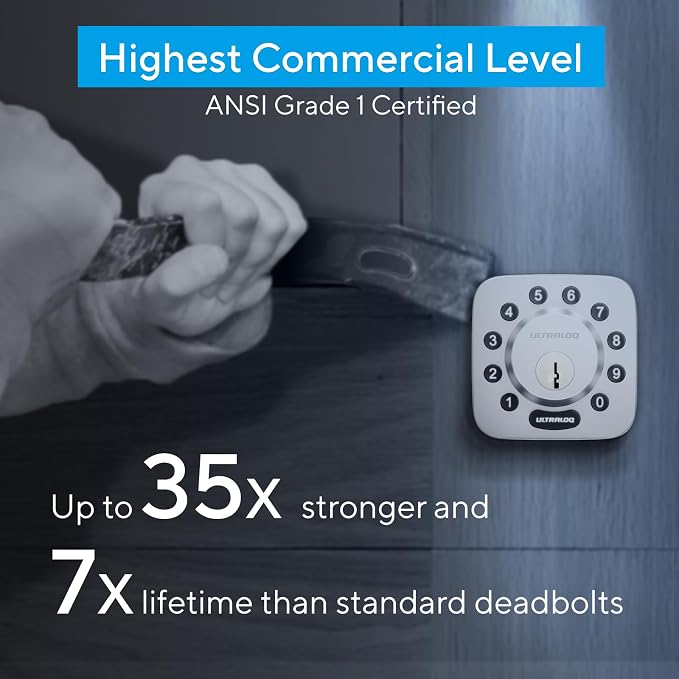ULTRALOQ U-Bolt WiFi Smart Lock - Image 6
