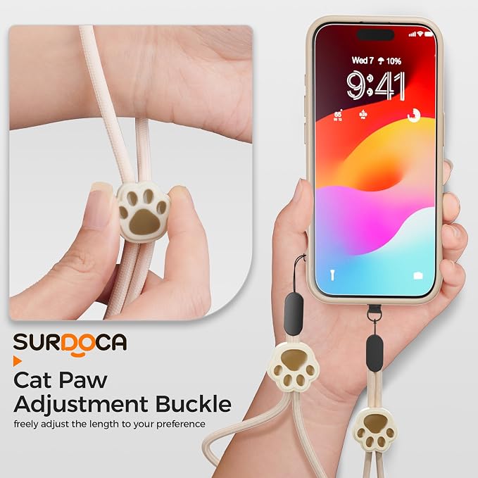 SURDOCA Adjustable Phone Lanyard, Camera Wrist Strap, Nylon Wrist Lanyard - Image 3