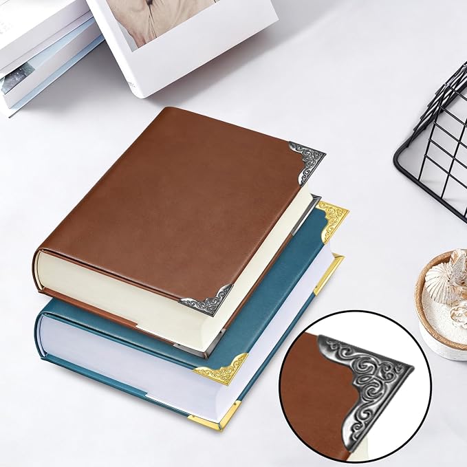 100pcs Metal Book Corner Protectors, Bronze Decorative Scrapbooking Photo - Image 4