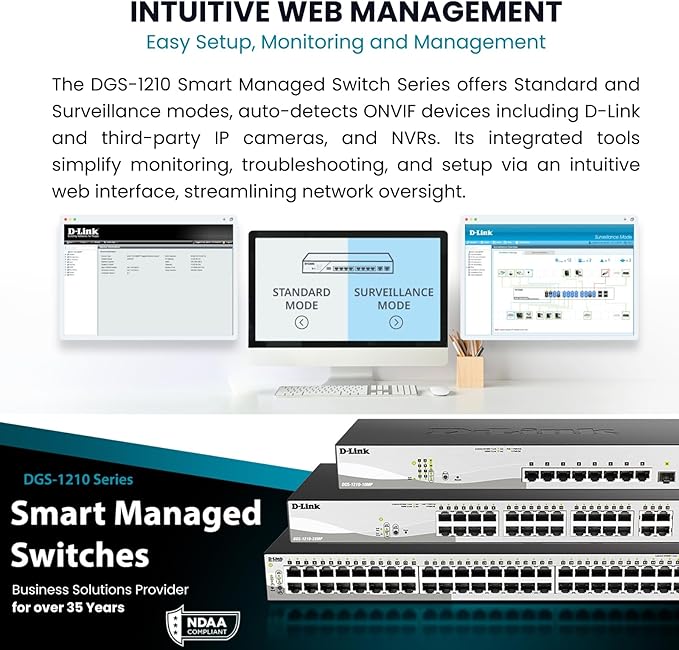 D-Link Systems 52-Port Gigabit Web Smart Switch including 4 Gigabit SFP Ports - Image 5