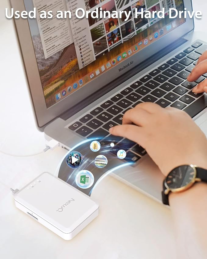 NEWQ 1TB External Hard Drive for iPhone, MacBook - Image 3