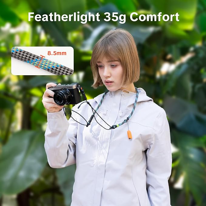 PGYTECH Camera Shoulder Strap Slim Outdoor Style, Adjustable 32.2-53.5in Quick - Image 3