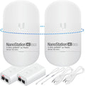 Wireless Bridge Ubiquiti LOCO5AC PRE-CONFIGURED, Bundle of 2 Ubiquiti by GOODSTORY