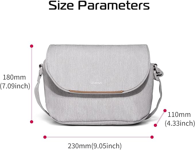 ULANZI 3L Camera Bag, 9.1x4.3x7.1in, Professional SLR/DSLR Crossbody Shoulder - Image 8