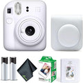 Fujifilm Instax Mini 12 Instant Camera Clay White Bundle by FUJIFILM