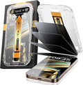 MRGLAS TOP 9H+ Glass 4 Packs for iPhone 12 Pro Max Privacy Screen Protector by MRGLAS