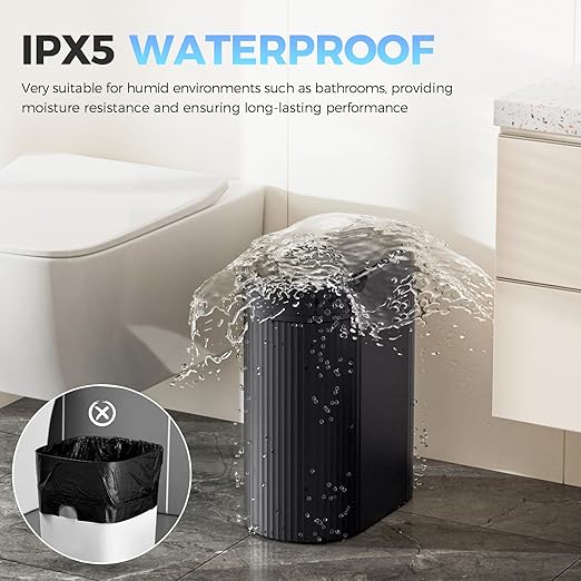 jinligogo 2 Pack 5 Gallon Bathroom Trash Can - Image 4