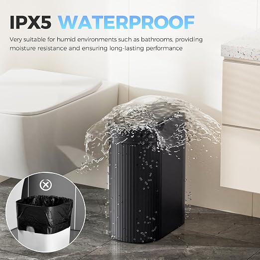 jinligogo 3 Pack 5 Gallon Bathroom Trash Can - Image 3