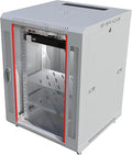 15U Wall Mount Server Rack Cabinet, 19 Inch Network and AV Enclosure, 24 Inch by SYSRACKS