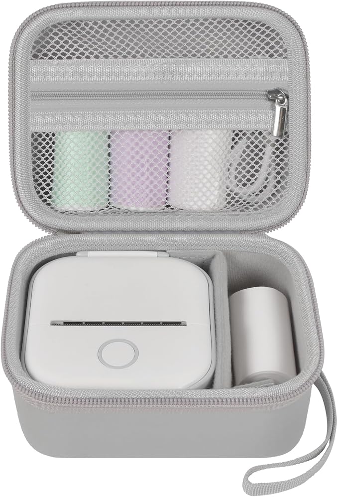 ANKHOH Label Maker Case for Memoking T02/ for Phomemo M02/ M02S/ M02 Pro/ Q30S/ by Ankhohstoragehardcase