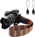 Camera Strap Canvas Multicolor Shoulder Strap by WANBY