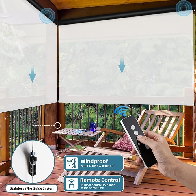 SmartWings Motorized Outdoor Shades - Image 2