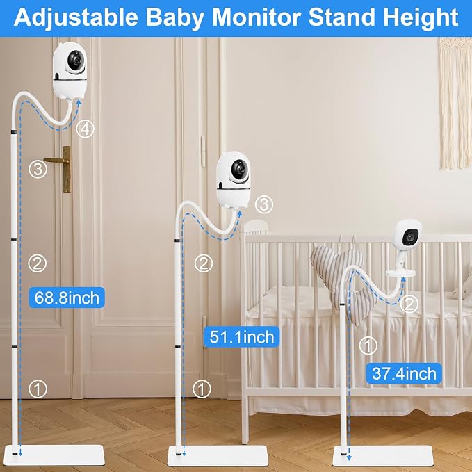 Baby Monitor Floor Stand Holder Mount - Image 5
