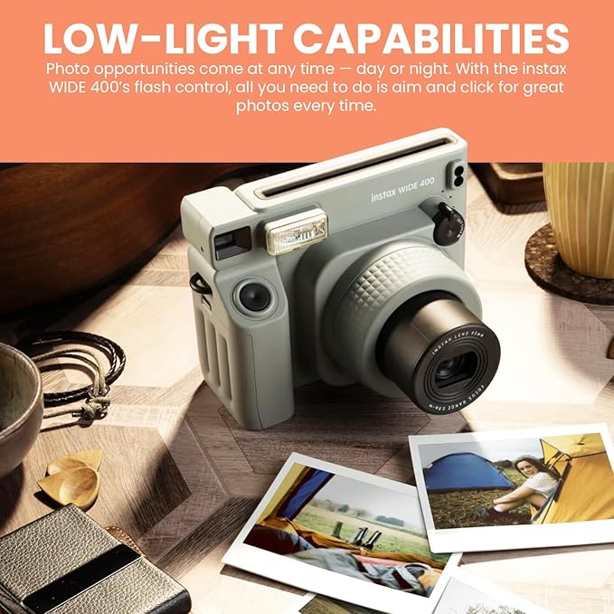 FujiFilm Instax Wide 400 Instant Camera Bundle - Image 4